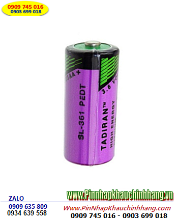 Pin Tadiran SL-361 lithium 3.6V size 2/3AA -chính hãng Tadiran Israel